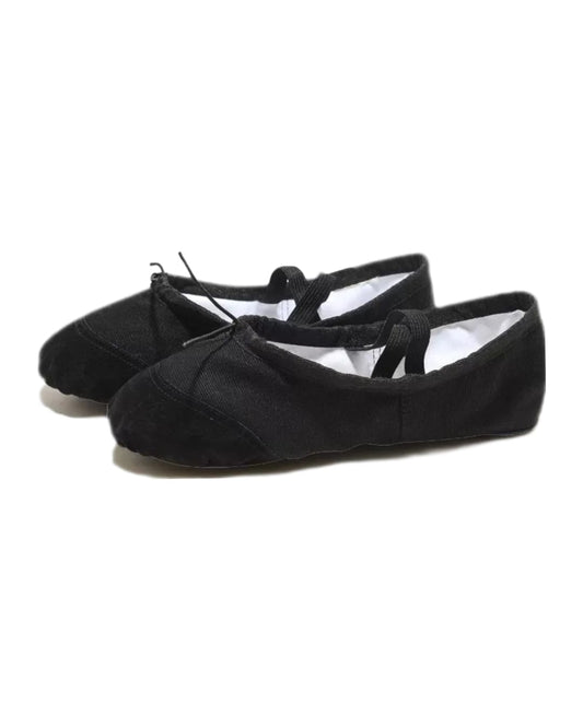 zapatilla de ballet color negro