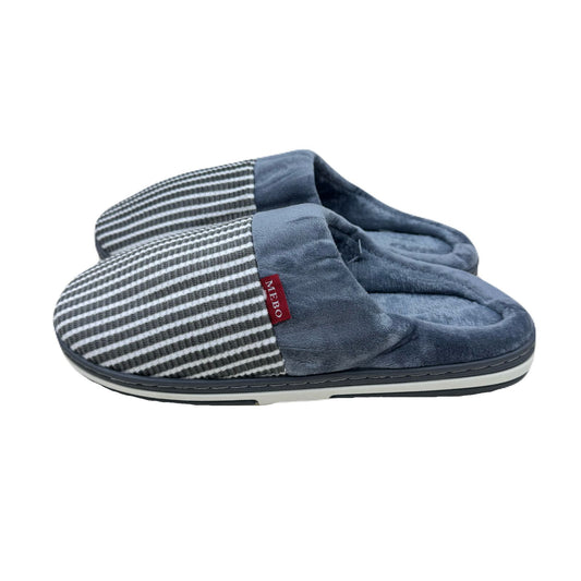Pantufla de felpa rallada hombre #40-47 2121