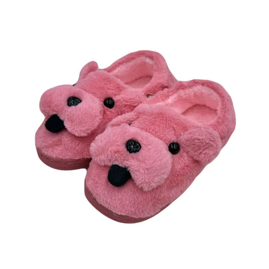 Pantufla cerrada de felpa para niño #30-35 2042