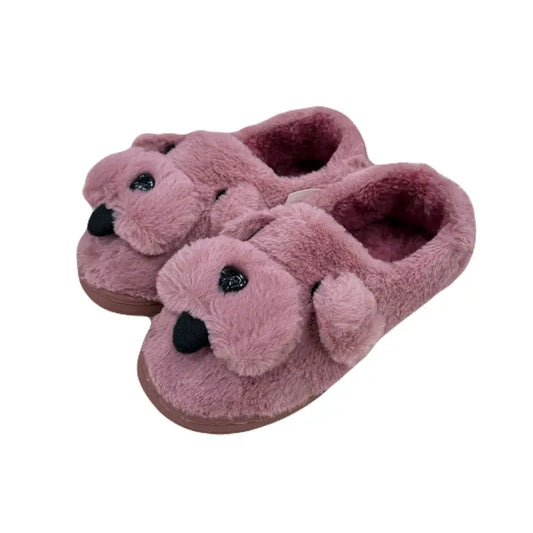 Pantufla cerrada de felpa para niño #30-35 2042