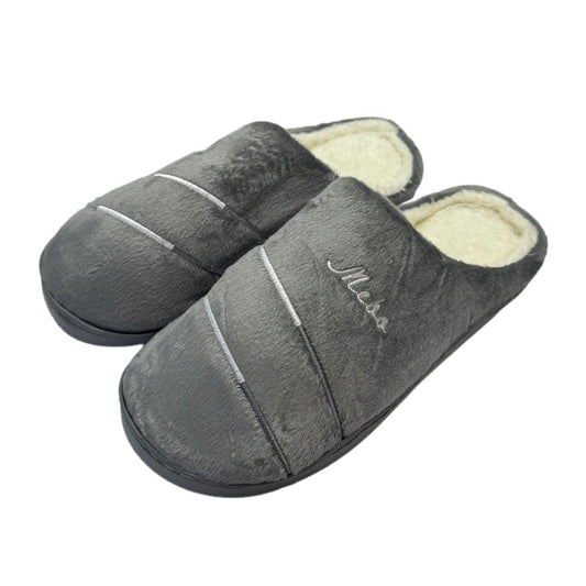 Pantufla de terciopelo hombre #42-47 k-2102