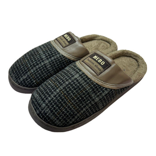 Pantufla franja-cuelina de hombre #40-47 2296