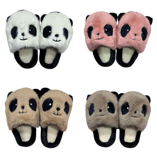 Pantufla panda mujer