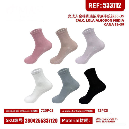 PACK-CALC. LOLA ALGODON MEDIA CANA 36-39 REF: 533712