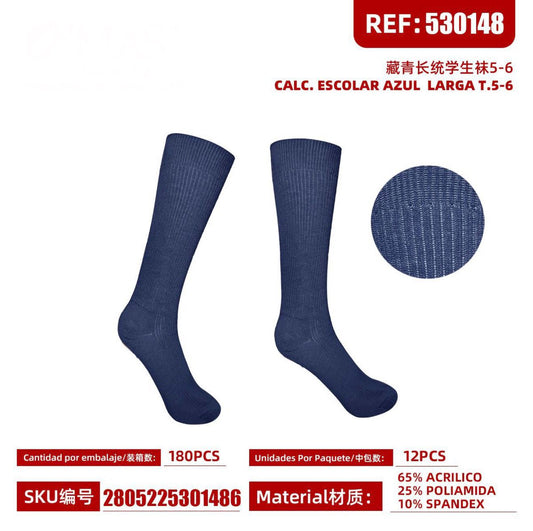 PACK-CALC. ESCOLAR GRIS LARGA Talla 5-11